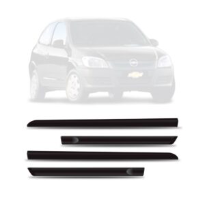 Friso Borrachão Lateral Celta 2006 A 2012 2p - Kit 4 Peças