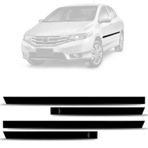 Jogo De Friso Lateral Para Honda City ( Todos ) 4 Peças
