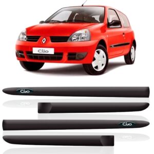 Jogo Borracha Friso Lateral Clio 2000/2011 2p Personalizado
