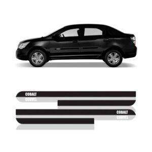 Borrachão Da Porta Cobalt 2012 2013 A 2015 4p - Kit 4 Peças