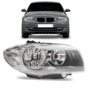 Farol Bmw 118i 120i 2007 2008 2009 2010 2011 Cromado Lado Direito