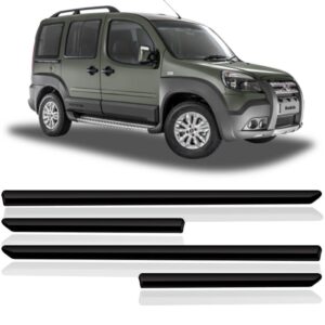 Borrachão Friso De Porta Lateral Para Fiat Doblo 03 A 2009