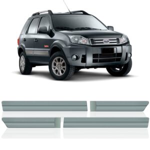 Jogo Friso Lateral Para Ecosport Freestyle 06 07 08 09 Cinza