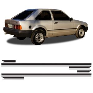 Jogo Friso Borrachão Para  Escort  1987 88 89 90 91 1992