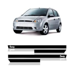 Borrachão De Porta Lateral Para Fiesta 2005 Em Diante