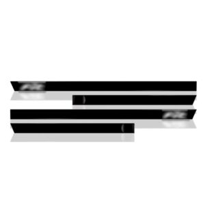 Jogo Friso Lateral Compatível Com Honda Fit 04 Pcs