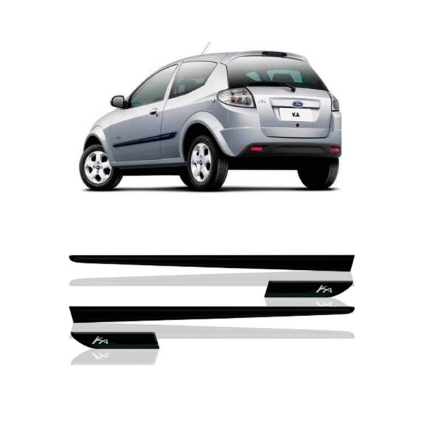 Jogo Borracha Friso Lateral Ford Ka 2012 A 2013 - 4 Pças