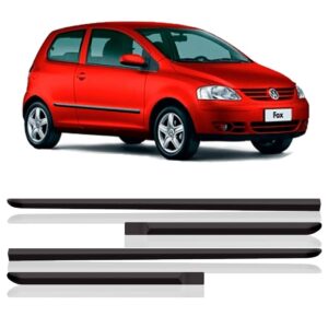 Friso Lateral Fox 2003 A 2010 2 Portas - Kit 4 Peças