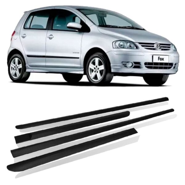 Friso Porta Lateral Fox 2003 A 2010 4p 4 Pçs Modelo Original