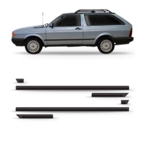 Friso Lateral Borrachão Para Gol Quadrado 1991 A 1994 Voyage