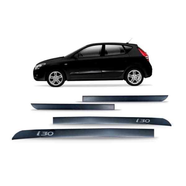 Jogo Friso De Borracha Lateral I30 - 4 Peças