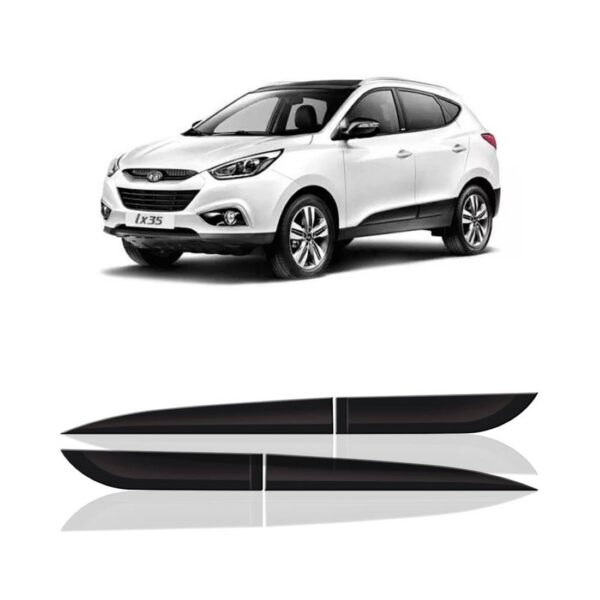 Friso Borrachão Lateral Ix35 - 2015 A 2019 4p - Kit 4 Peças