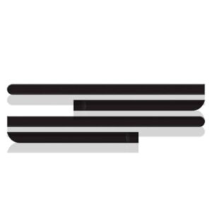 Borrachão Da Porta Friso Lateral March (todos) - Kit 4 Peças