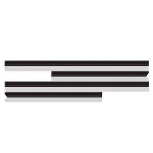 Jogo Friso De Borracha Lateral Meriva - 4 Peças.