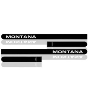 Jogo Friso Lateral Para Montana 2006 A 2011 4 Peças.