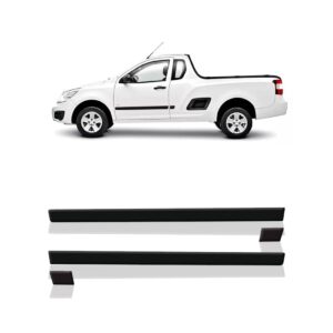 Jogo Friso De Borracha Lateral Montana 2011 A 2018 - 4peças.