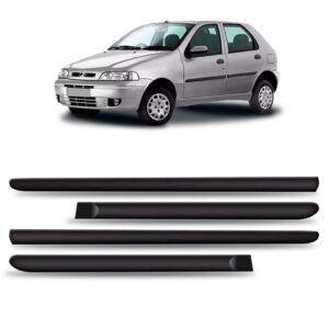 Friso Lateral Palio Fire 2000 A 2004 4p - Kit 4 Peças.