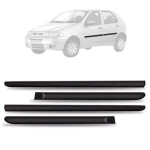 Friso Lateral Palio Fire 2000 A 2004 4p - Kit 4 Peças.