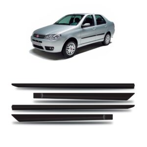 Friso Lateral Siena 2005 A 2007 4p - Kit 4 Peças.