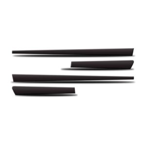 Jogo Friso Borrachão Para Strada Pick-up 2005 A 2017 4 Peças