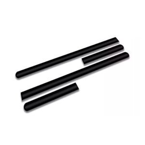 Friso Borrachão Lateral Strada 1995 A 2000 - Kit 4 Peças Preto