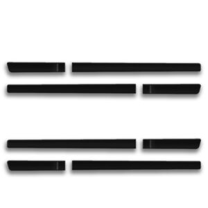 Friso Lateral Borrachão Porta Fino Para Uno 2010 A 2018 Preto