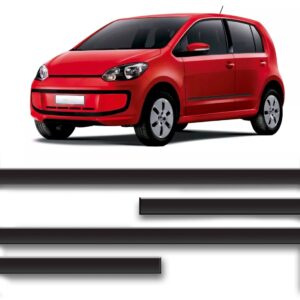 Borrachão Porta Friso Lateral Up 2014 A 2018 4p Kit 4 Peças Preto