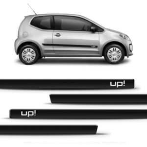 Kit Jogo Friso Lateral Para Up 2014 15 A 18 2p Personalizado Preto