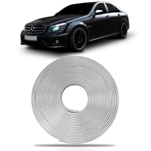 Friso Faixa Adesivo Refletivo Roda Fita Moto Carro. Cor Cinza