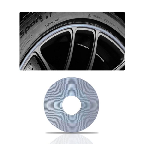 Guarnição Personalização Rodas Liga Leve/esportiva Prata 8m