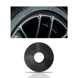 Guarnição Personalização Rodas Liga Leve/esportiva Preto 8 M