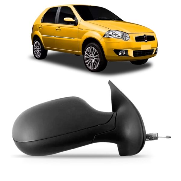 Retrovisor Palio 2011 2012 2013 2014 Com Controle 4 Portas Lado Direito