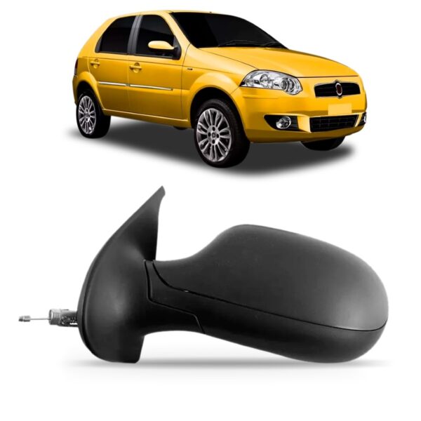 Retrovisor Palio 2011 2012 2013 2014 Com Controle 4 Portas Lado Esquerdo