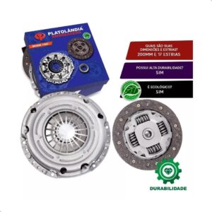 Kit De Embreagem Fiesta 1.6 8v Zetec Rocam 97 A 13 2014