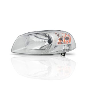 Farol Palio Siena 2008 2009 2010 2011 Cromado 1ª Linha Esquerdo/motorista