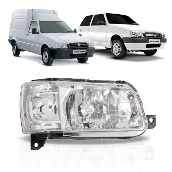 Farol Uno 2004 05 06 07 08 2009 Cromado Le Direito/passageiro