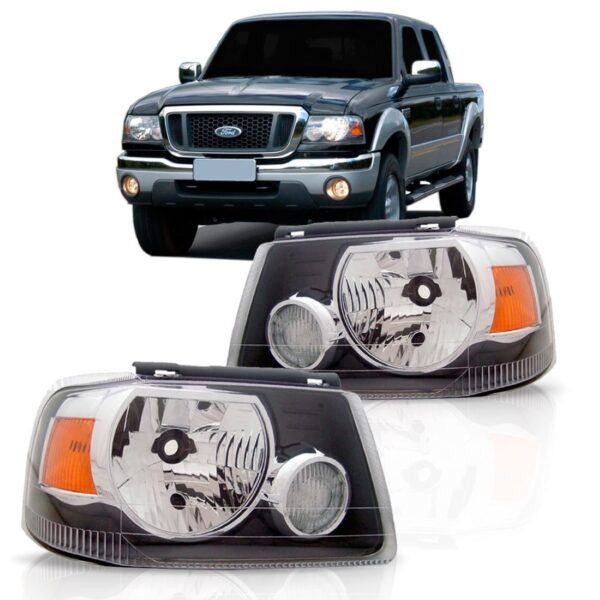 Farol Ranger 2004 2005 2006 2007 2008 2009 Cromado 1ª Linha - Direito/passageiro