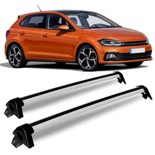 Rack Teto Polo 2018 2019 Bagageiro Aluminio Prata Preto