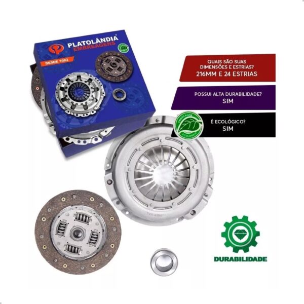 Kit De Embreagem Monza Hatch 1.8 1982 1983 1984 1985 1986