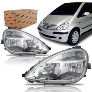 Farol Classe A 2004 2005 2006 2007 2008 Lente Lisa Esquerdo/motorista