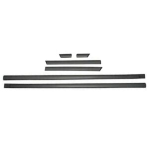 Jogo Friso Lateral P/ Gol Cl 1987 88 A 1994 6pcs Cinza Claro