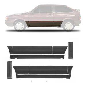 Jogo Friso Gol Quadrado 88 A 97 Adaptavel Gol Gts Cinza