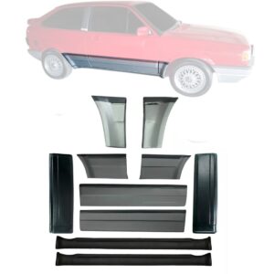 Jogo Friso Gol Quadrado 88 A 97 Adaptavel Gti Cinza Prata