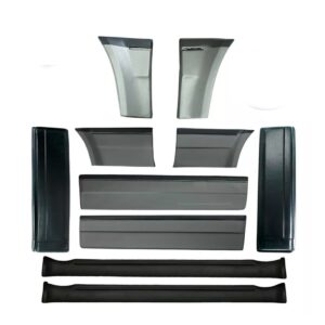 Jogo Friso Gol Quadrado 88 A 97 Adaptavel Gti Cinza Prata