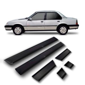 Kit Moldura Friso Lateral Monza Gls 4p Preto