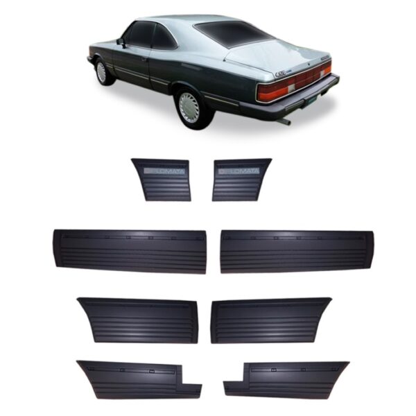 Borrachão Aplique Lateral Opala Diplomata 1987 A 1990 2p