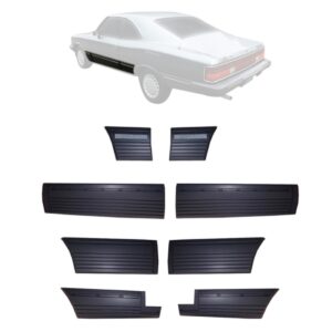 Borrachão Aplique Lateral Opala Diplomata 1987 A 1990 2p