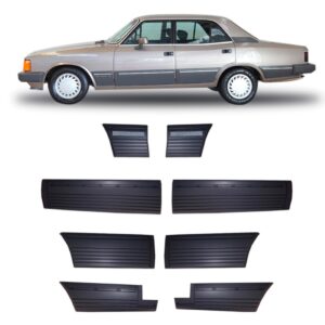 Borrachão Friso Lateral Opala Diplomata 1987 A 1990 4 Portas