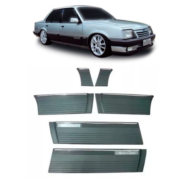 Friso Lateral Monza Classic 1987 A 1990 4p Cinza 25cm Cinza