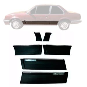 Friso Lateral Monza Classic 1987 A 1994 2p Preto 25cm